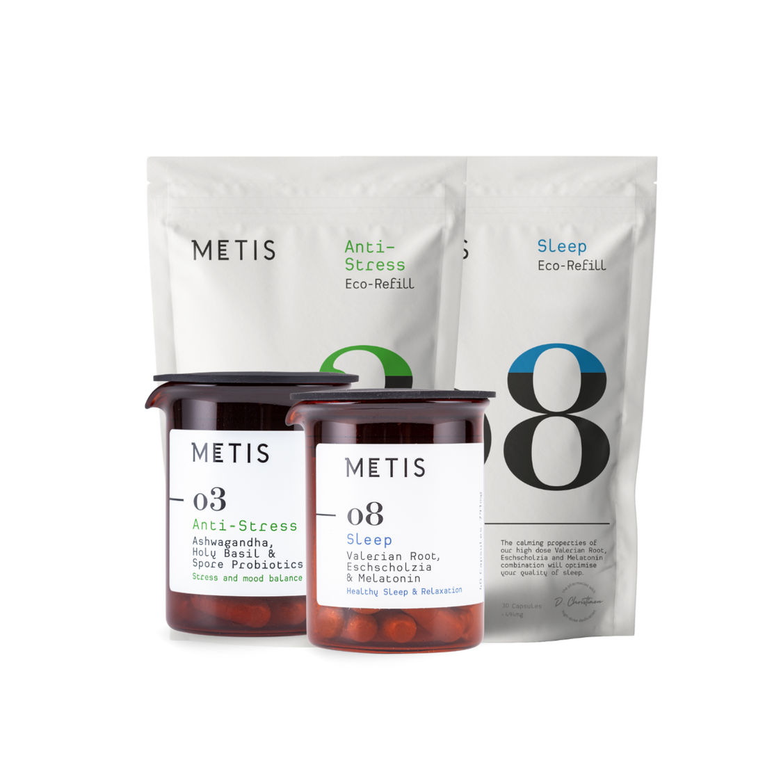 Metis Sleep 08 & Anti-stress 03 Duo