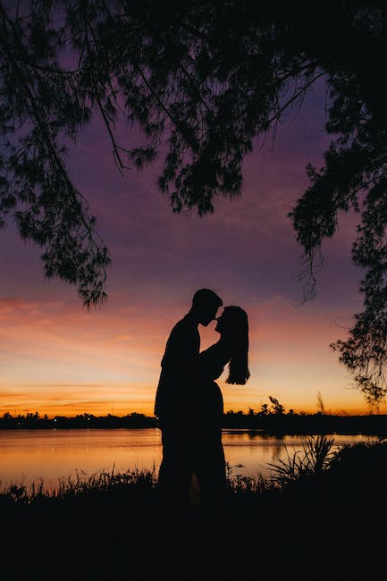 Silhouette Photo Of Couple