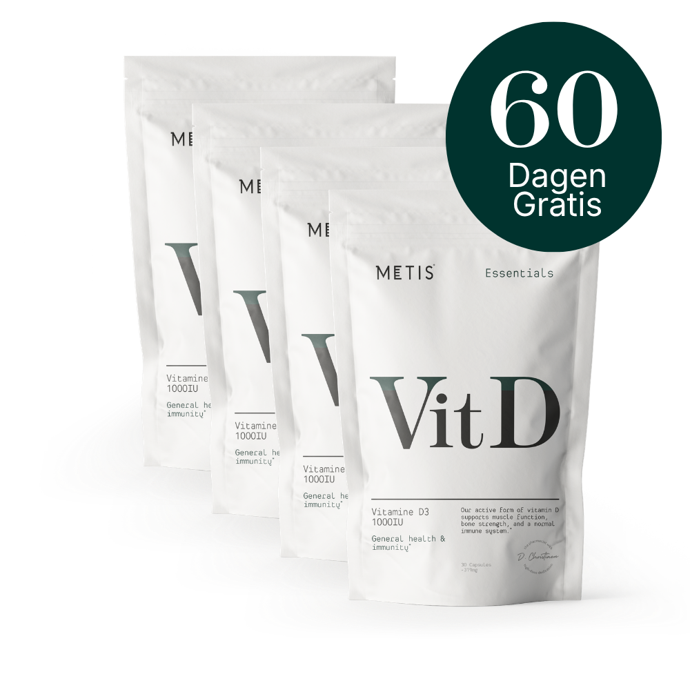 Metis Essentials Vitamine D (2 maanden gratis)