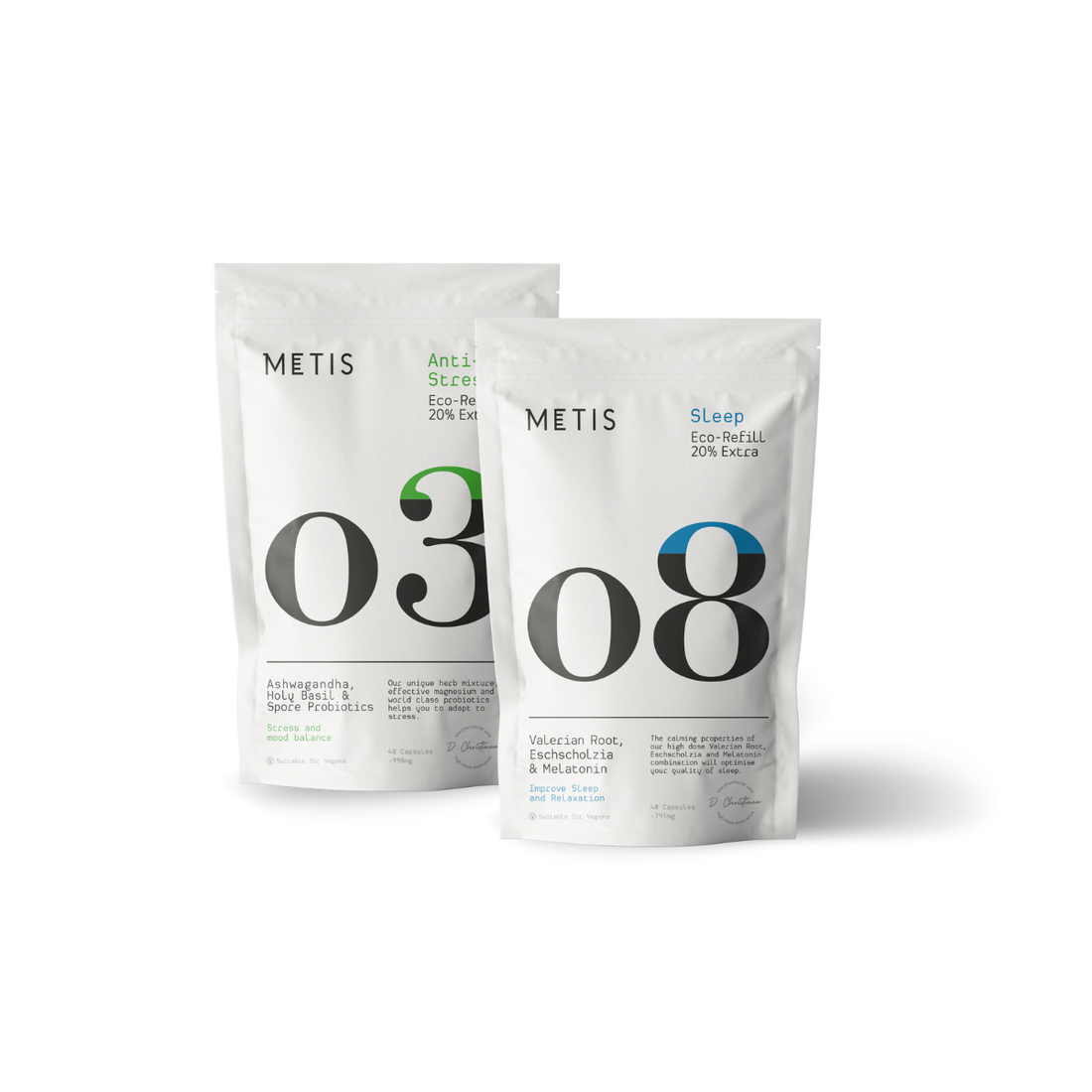 Metis Sleep 08 & Anti-stress 03 Duo