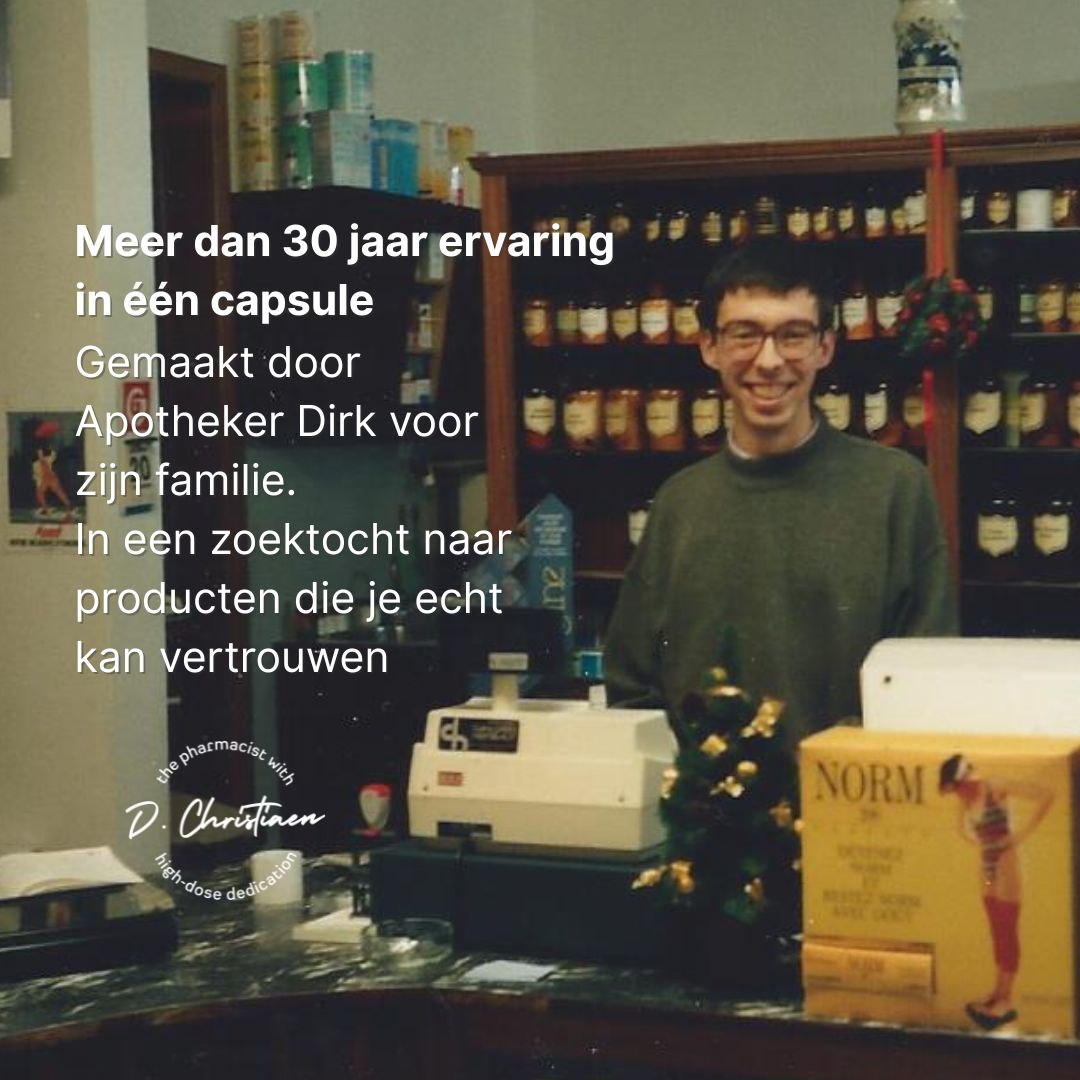 Dirk Christiaen, apotheker en verantwoordelijke voor de kwaliteit bij Metis Supplements