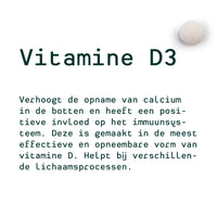 Sabine's persoonlijk 30-dagen plan (Valeriaan & Melatonine, Multivit, Vitamine D3)