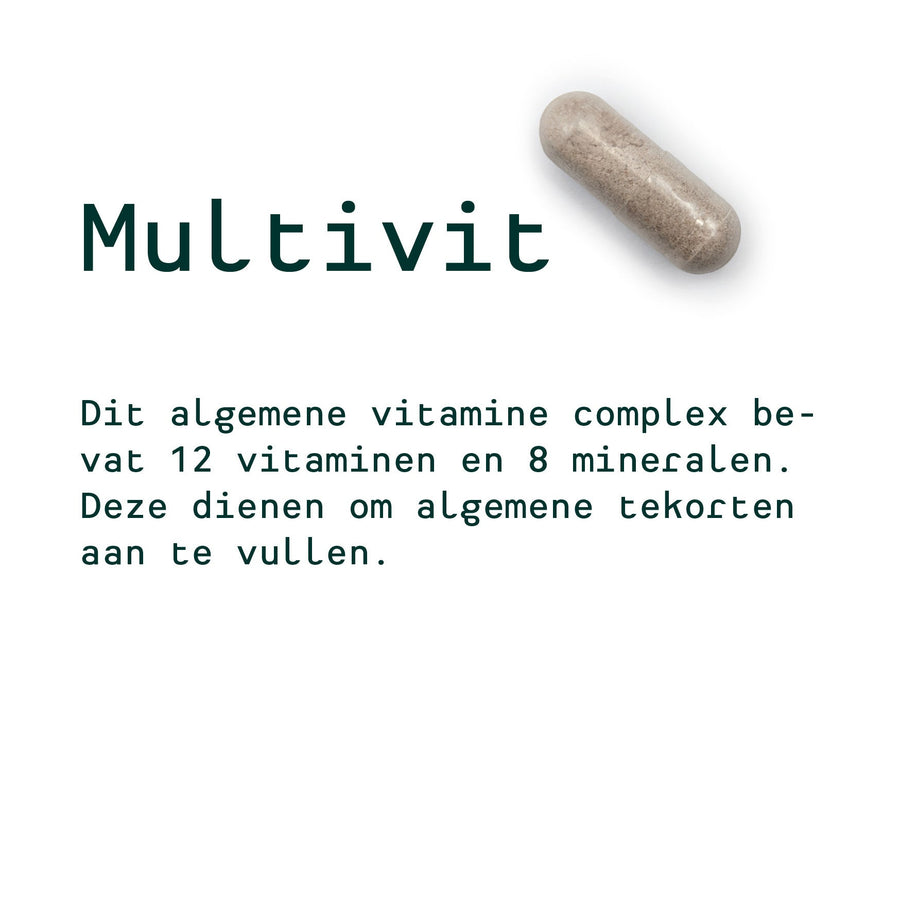 Sabine's persoonlijk 30-dagen plan (Valeriaan & Melatonine, Multivit, Vitamine D3)