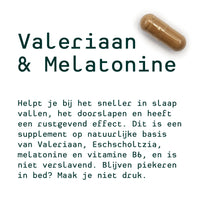 Metis Personalised Van Hanne (valériane et mélatonine, multivit, vitamine D3)