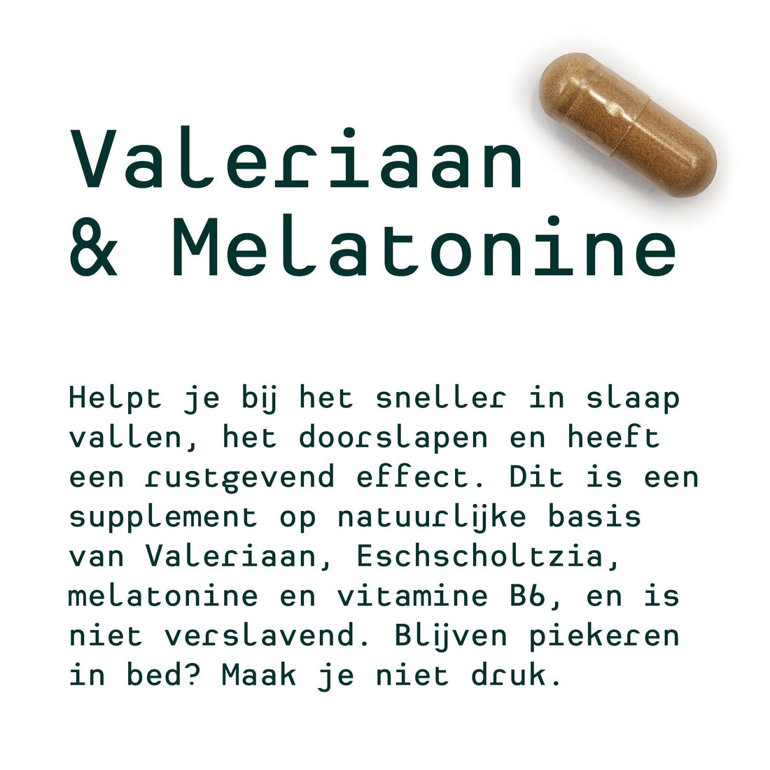 Metis Personalised van mettie (Valeriaan & Melatonine, Bamboe & Olijfblad, Echinacea & Propolis)